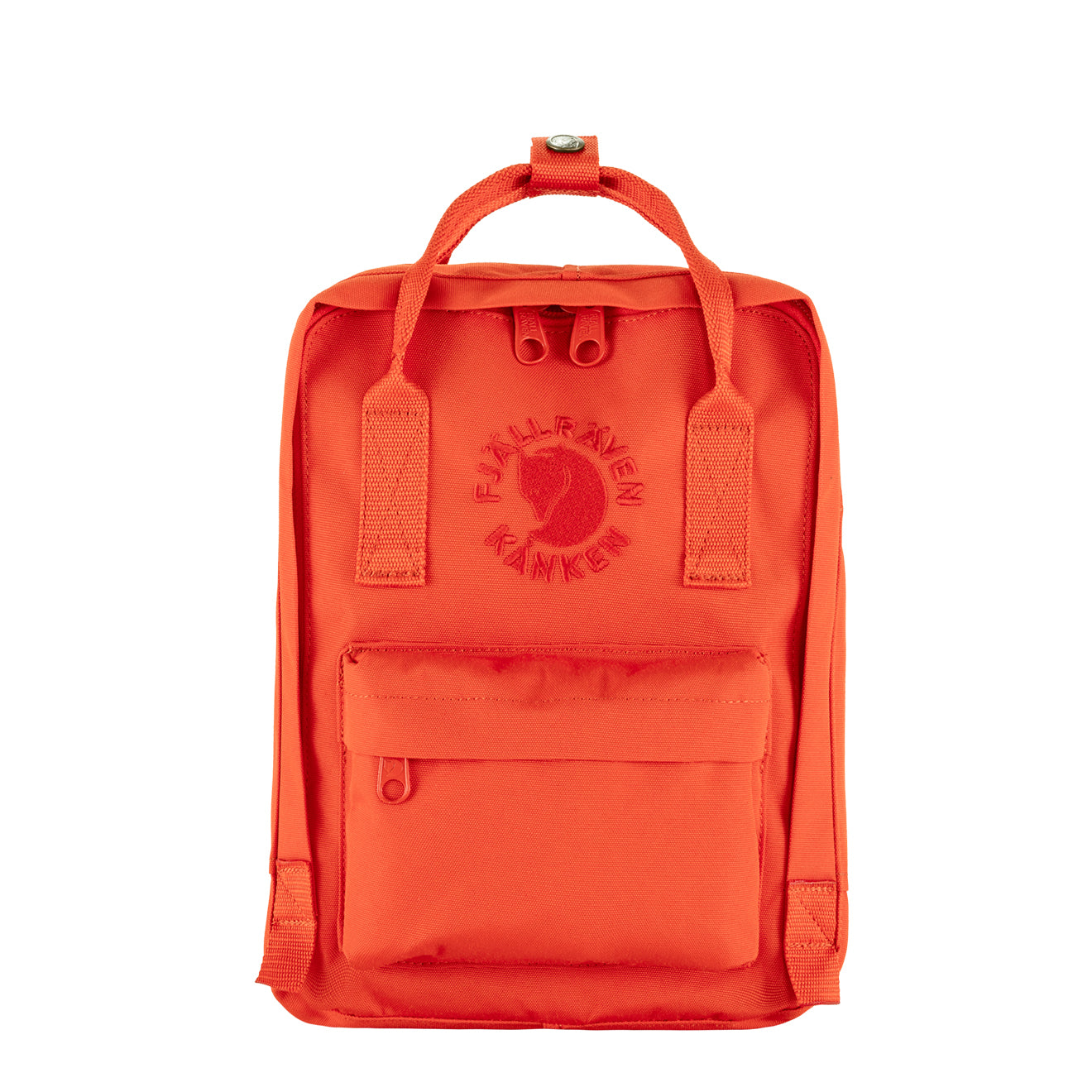 Fjallraven Re Kanken Mini Backpack Flame Orange My Fox Bag