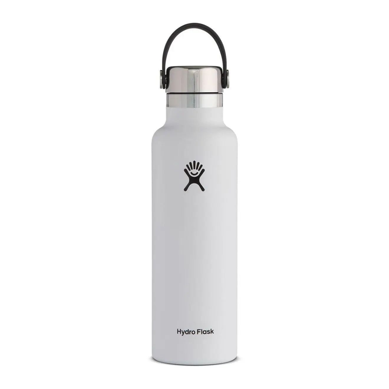 Hydro Flask Bottle, Standard Mouth, White, 21 Ounce