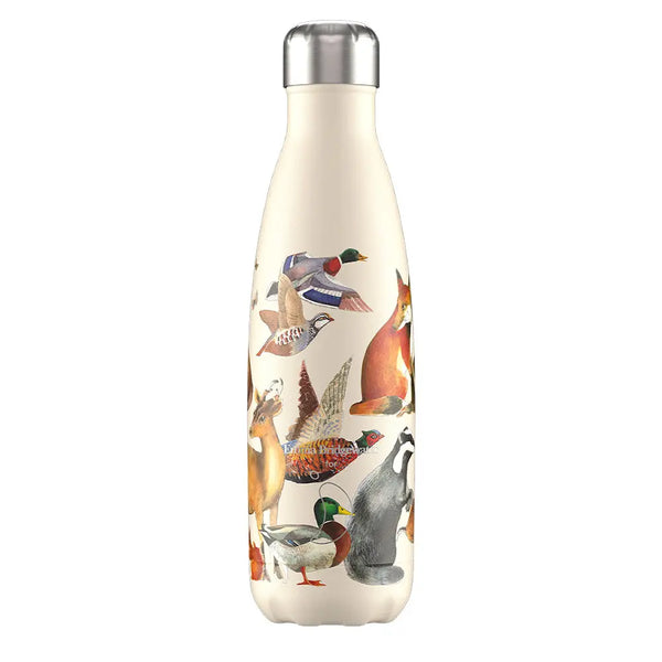 Chillys 500ml Water Bottle Emma Bridgewater Woodland Animals 