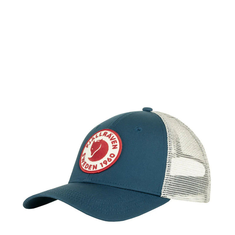 Fjallraven 1960 Logo Langtradarkeps Cap Indigo Blue Fjallraven