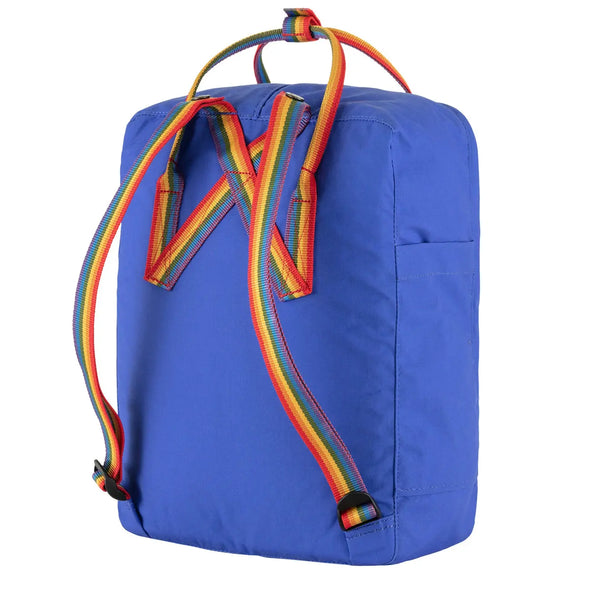 Fjallraven Kanken Classic Backpack Cobalt Blue Rainbow Pattern