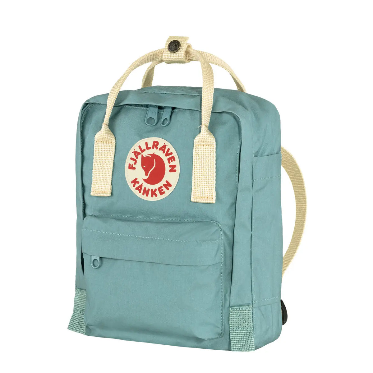 Fjallraven Kanken Mini Backpack Sky Blue Light Oak My Fox Bag