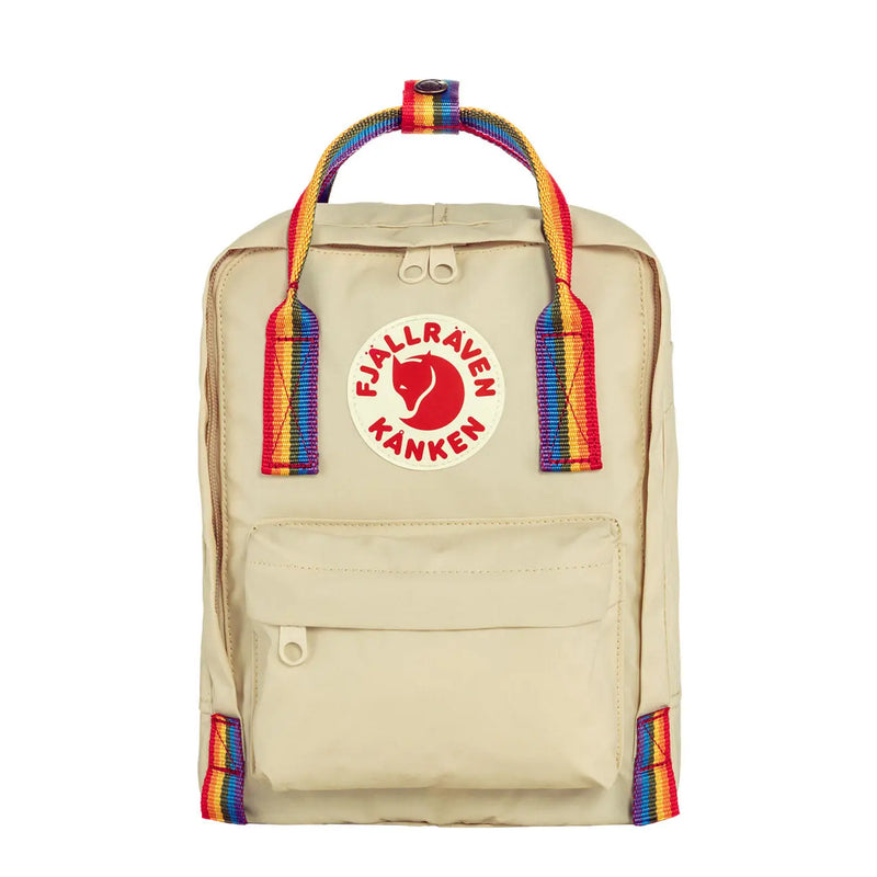 Fjallraven Kanken Rainbow Mini Light Oak Rainbow Pattern My Fox Bag