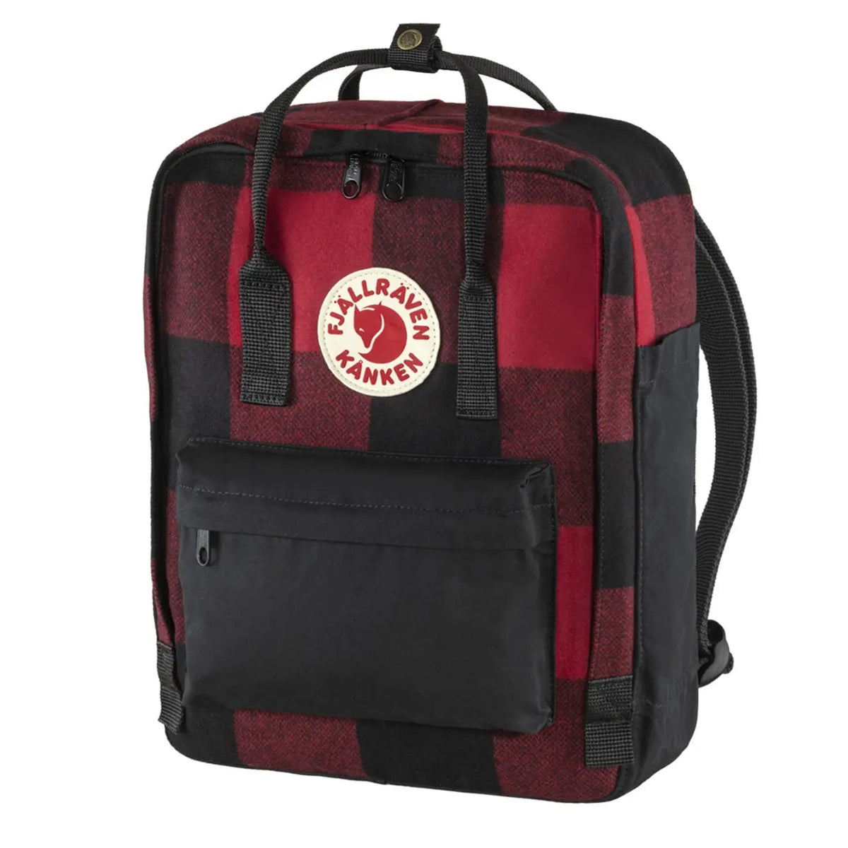 Fjallraven Kanken Re Wool Red Black My Fox Bag