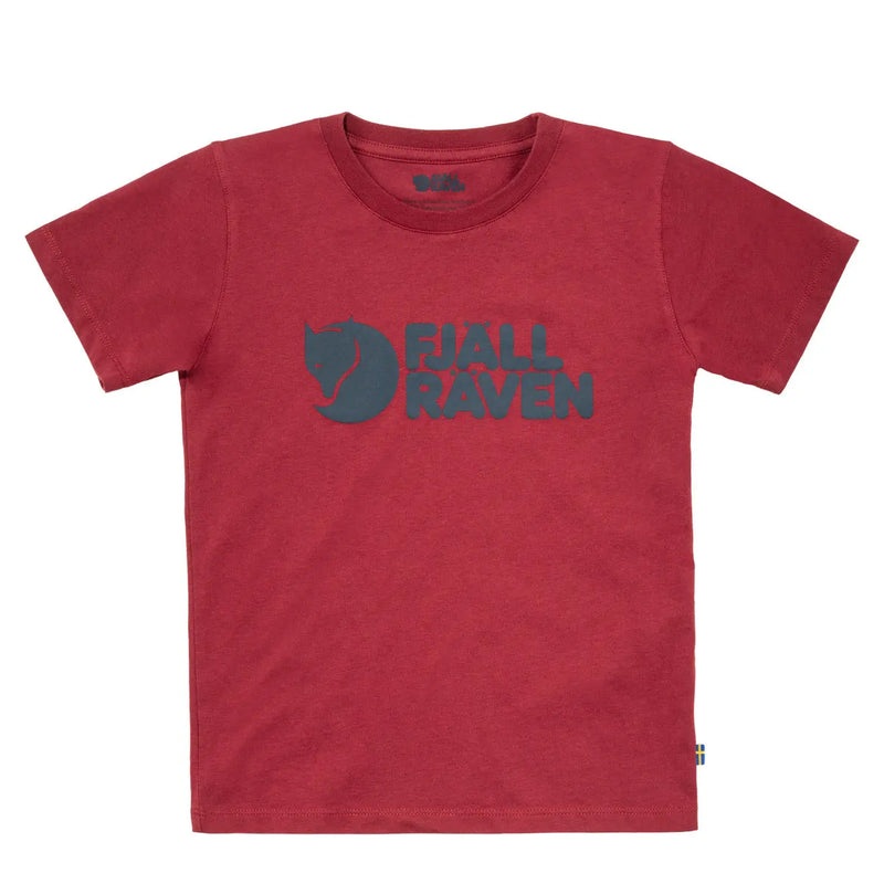 Fjallraven Kids Fjallraven Logo T-Shirt Pomegranate Red Fjallraven