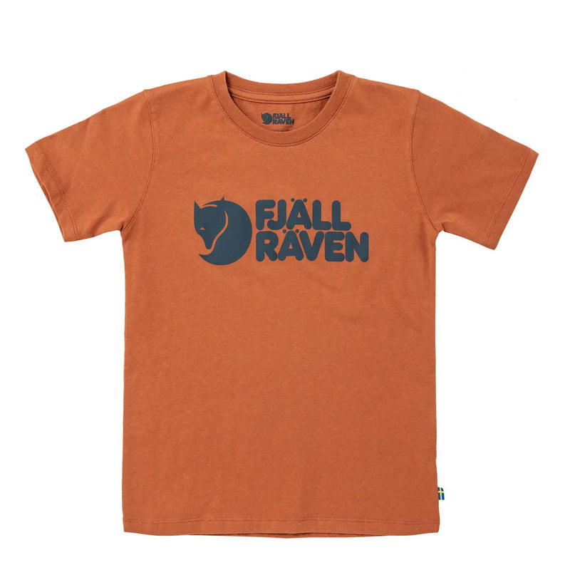 Fjallraven Kids Logo T-Shirt Terracotta Brown Fjallraven