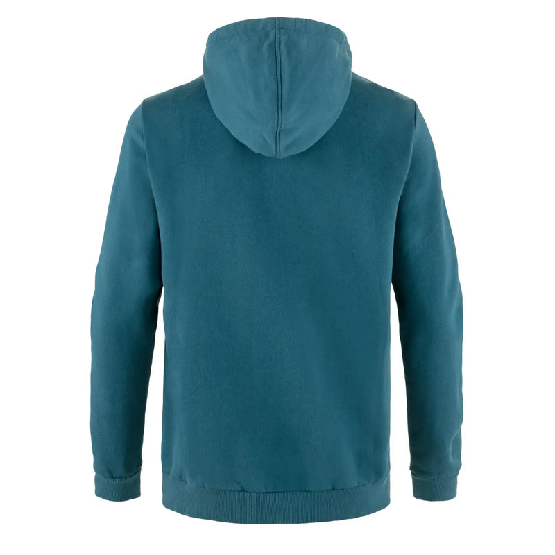 ​Fjallraven Logo Hoodie Deep Sea 