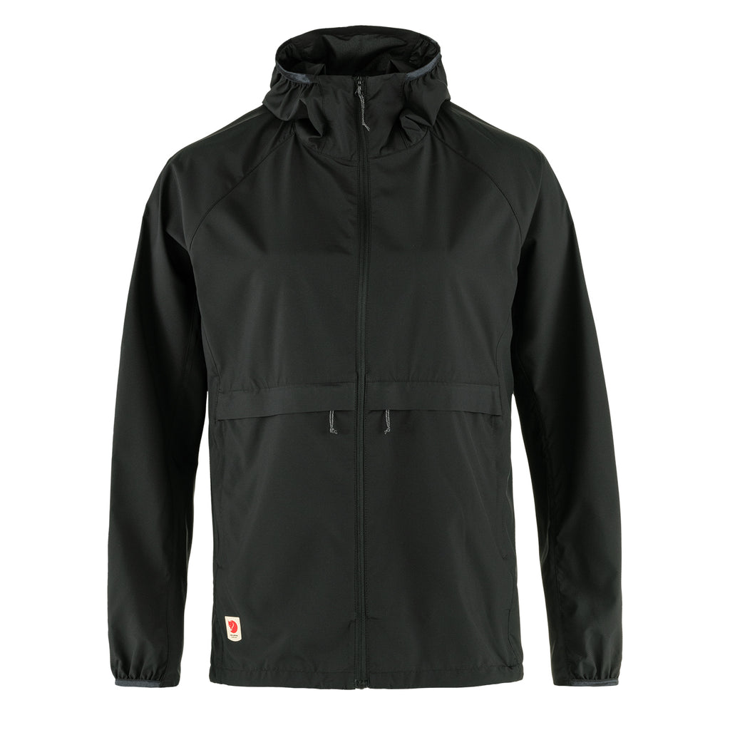 Fjallraven Womens High Coast Wind Hoodie Black My Fox Bag