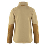 Fjallraven Womens Ovik Fleece Zip Sweater Dune Beige