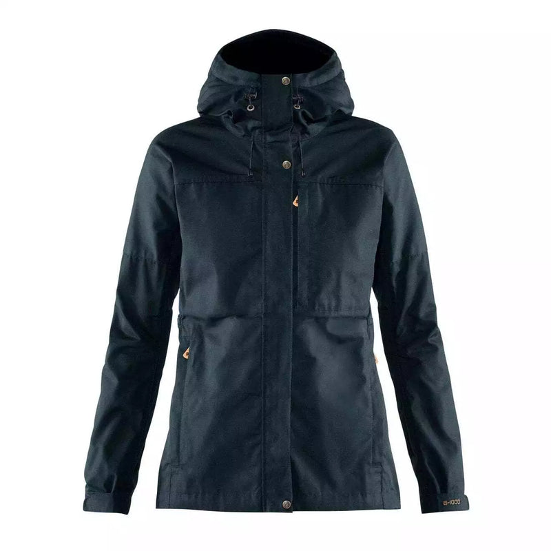 Fjallraven Womens Kaipak Jacket Dark Navy - My Fox Bag